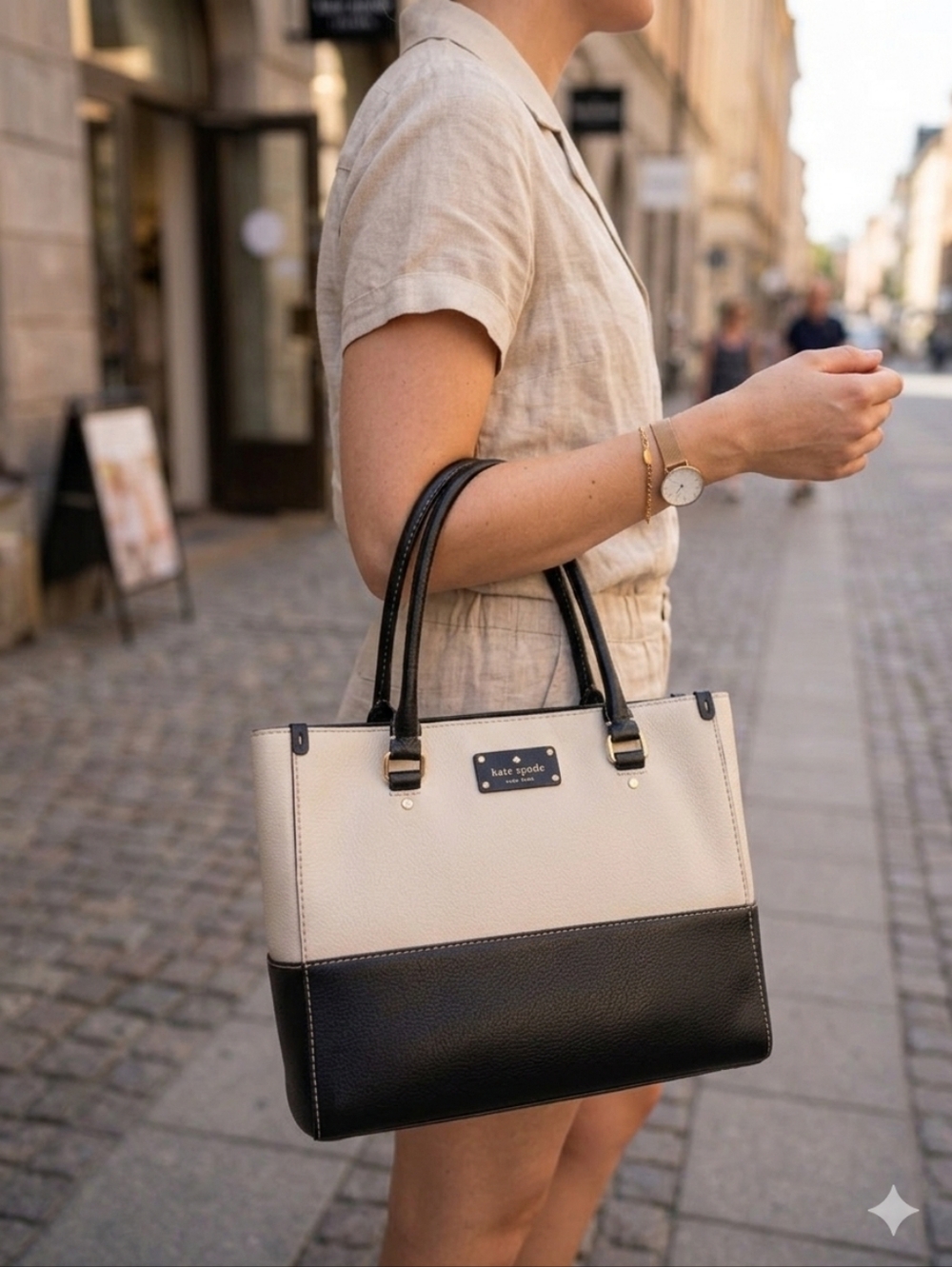Two-tone Wellesley Quinn Tote | Kate Spade